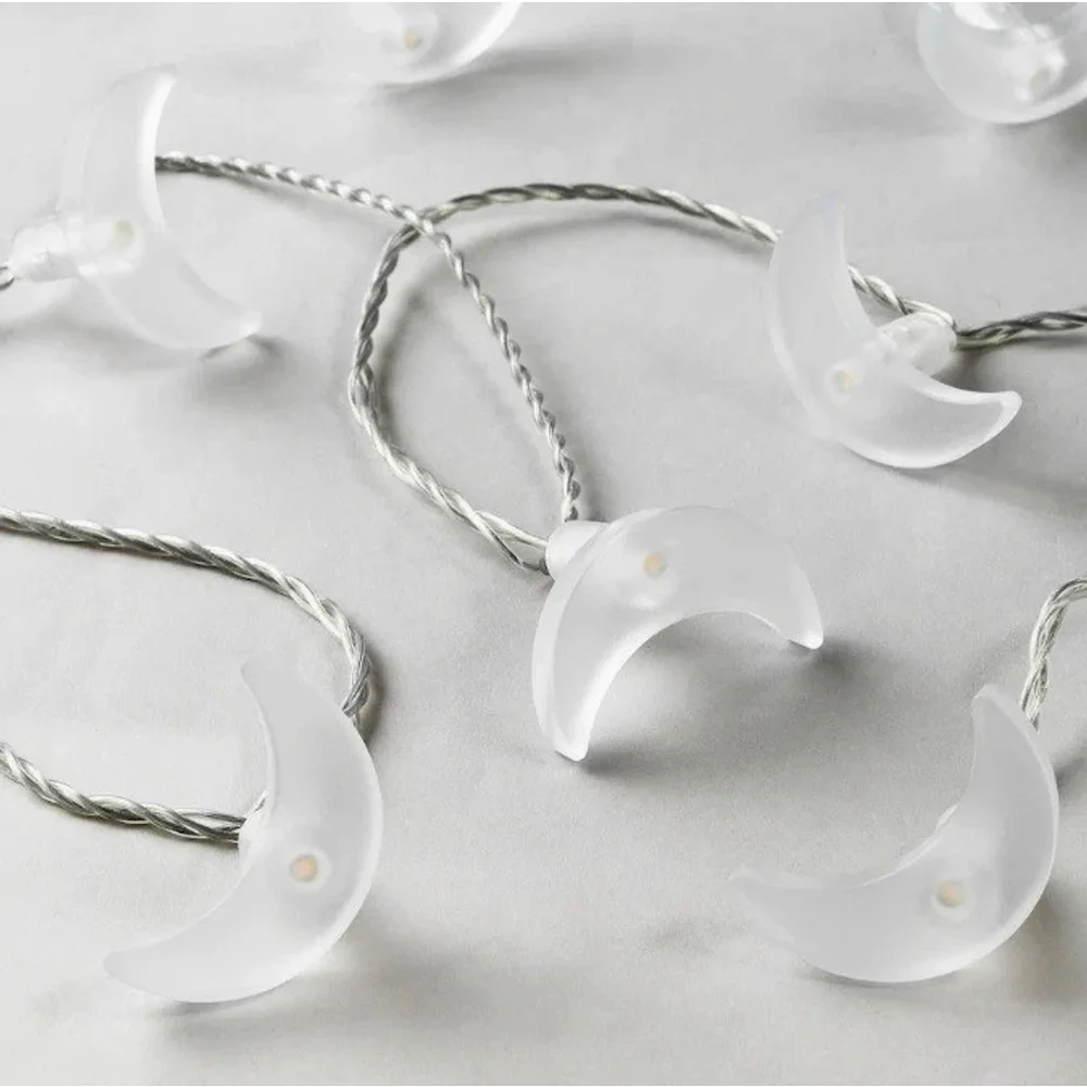 NEW Ikea GOKVÄLLÅ LED 24 Moon String Lights Indoor Outdoor Warm White 005.420.45